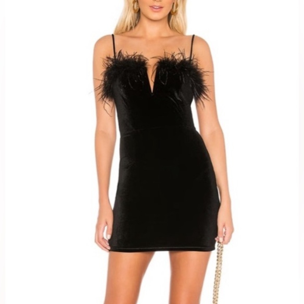 Super down mini dress